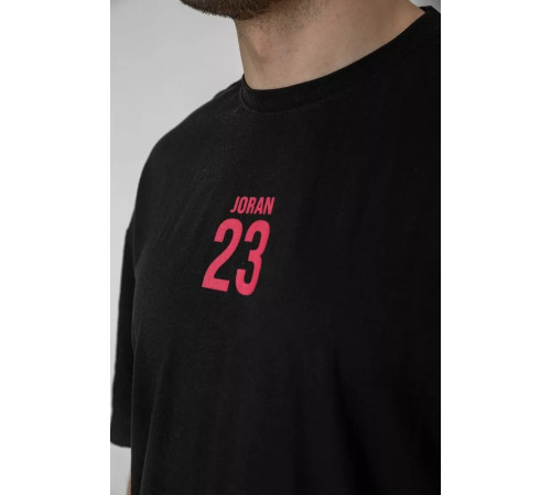 Мужская футболка с принтом, цвет черный, 244R7024