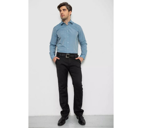 Рубашка мужская, цвет джинс, 214R823