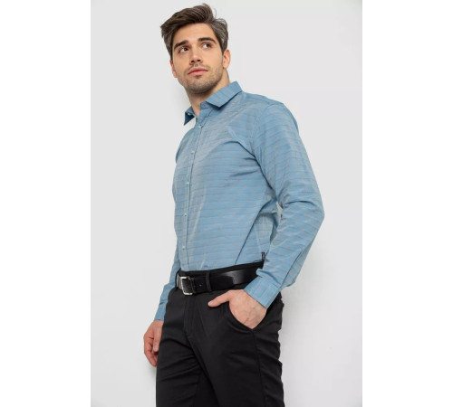 Рубашка мужская, цвет джинс, 214R823
