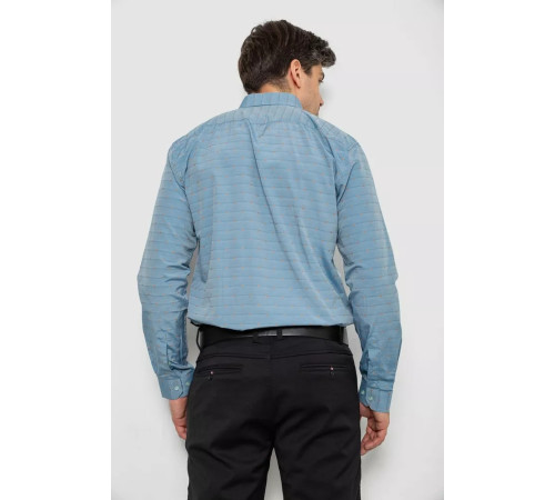 Рубашка мужская, цвет джинс, 214R823