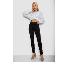 Лосины однотонные, цвет черный, 238R327-5