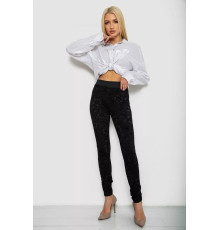 Лосины однотонные, цвет черный, 238R327-5