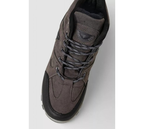 Черевики чоловічі на хутрі, колір сірий, 244R981