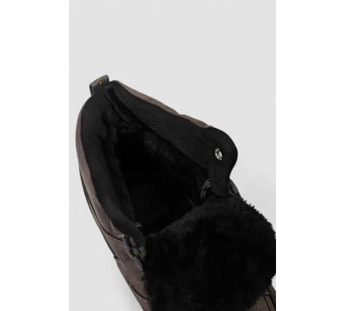 Черевики чоловічі на хутрі, колір сірий, 244R981