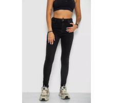 Джинсы женские, цвет черный, 244R2021-23