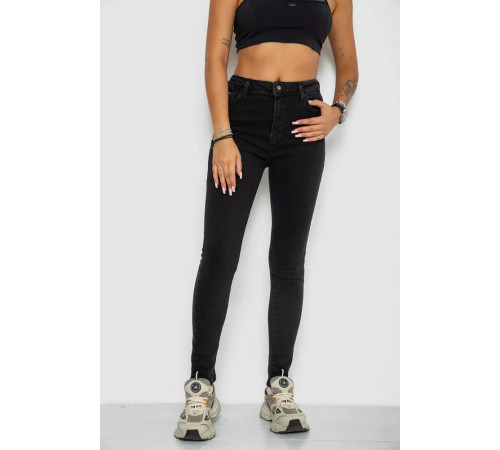 Джинси жіночі, колір чорний, 244R2021-23