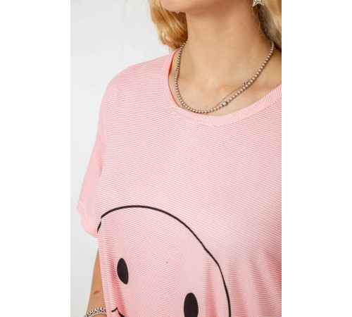 Ночная рубашка, цвет розово-белый, 238R335-2.