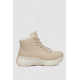Ботинки зимние женские на меху, бежевый, 248RXM20