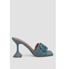 Шльопанці жіночі, колір джинс, 248RL136