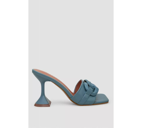 Шлепанцы женские, цвет джинс, 248RL136