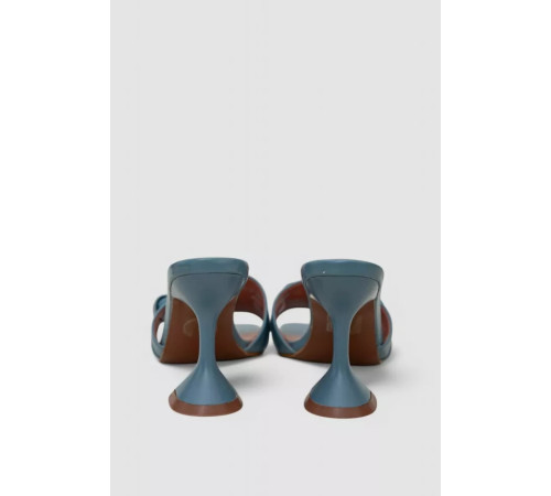 Шлепанцы женские, цвет джинс, 248RL136