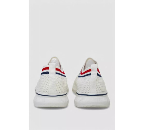 Слипоны мужские, цвет белый, 244RA315