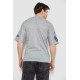 Футболка мужская с принтом, цвет серый, 244R20139