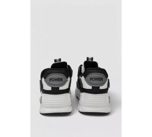 Кроссовки мужские демисезонные, цвет бело-черный, 243RHK15