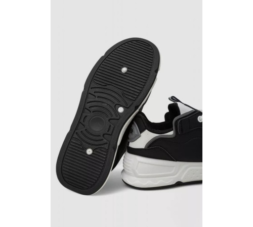 Кроссовки мужские демисезонные, цвет бело-черный, 243RHK15