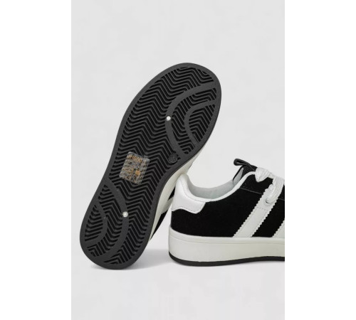 Кросівки жіночі замша, колір чорно-білий, 248RJH800-1