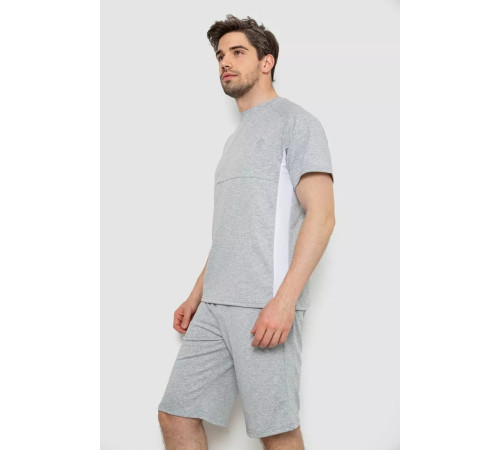 Костюм чоловічий повсякденний, колір сірий, 238R1570