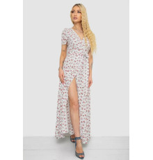 Сарафан на запах софт, цвет бело-красный, 241R173