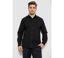 Сорочка чоловіча, колір чорний, 214R7081-1