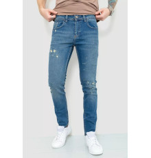 Джинсы мужские рваные 157R5004-1, цвет Синий