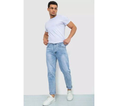 Джинси чоловічі тонкі літні, колір блакитний, 244R8615