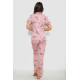 Женская пижама с принтом, цвет розовый, 243R7148.