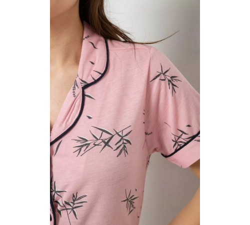 Женская пижама с принтом, цвет розовый, 243R7148.