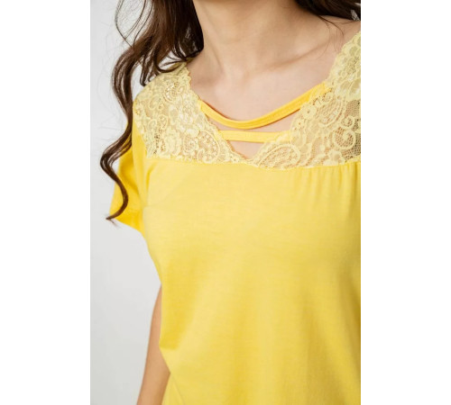 Женская пижама с принтом, цвет желтый, 243R1600-017