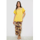 Женская пижама с принтом, цвет желтый, 243R1600-017