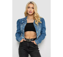 Куртка женская джинсовая, колір синій, 182R7239