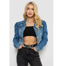Куртка женская джинсовая, колір синій, 182R7239