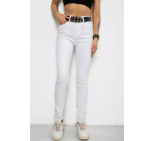 Джинсы женские, цвет белый, 182R00299