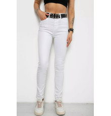 Джинси жіночі, колір білий, 182R00299
