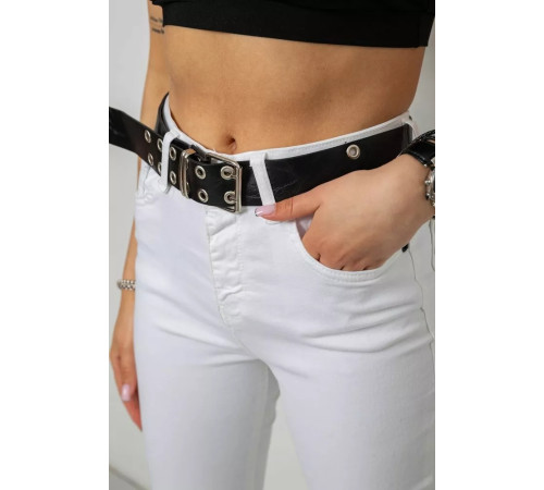 Джинси жіночі, колір білий, 182R00299