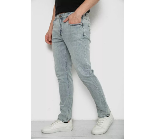 Джинсы мужские прямые, цвет серый, 244R091220-1