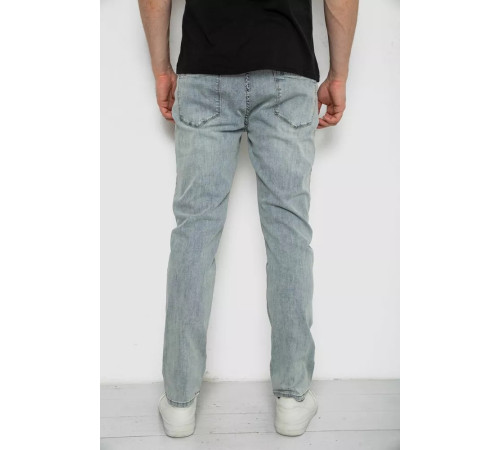 Джинсы мужские прямые, цвет серый, 244R091220-1