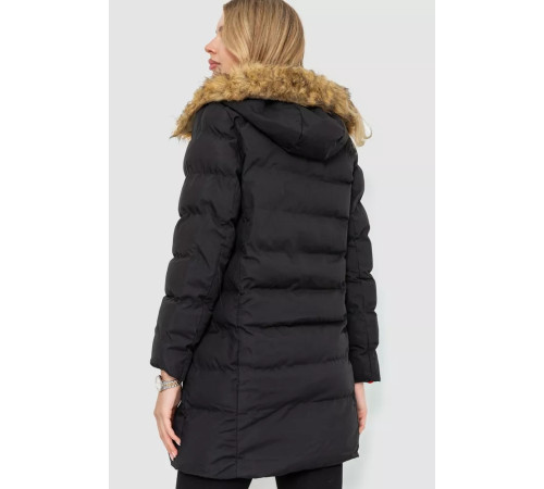 Куртка женская двухсторонняя, цвет черно-красный, 129R818-555.