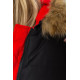 Куртка женская двухсторонняя, цвет черно-красный, 129R818-555.