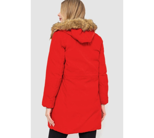 Куртка женская двухсторонняя, цвет черно-красный, 129R818-555.