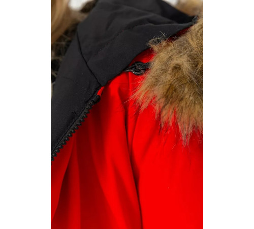 Куртка женская двухсторонняя, цвет черно-красный, 129R818-555.