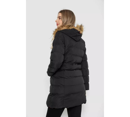 Куртка женская двухсторонняя, цвет черно-красный, 129R818-555.