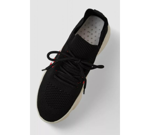 Кроссовки женские текстильные, цвет черный, 244R232K