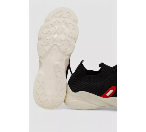 Кроссовки женские текстильные, цвет черный, 244R232K