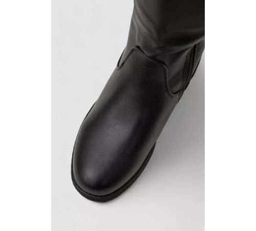 Чоботи жіночі зимові на хутрі, колір чорний, 243RY202