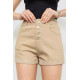Шорты женские стрейчевые, цвет бежевый, 214R655.