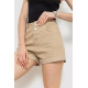Шорты женские стрейчевые, цвет бежевый, 214R655.