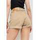 Шорты женские стрейчевые, цвет бежевый, 214R655.