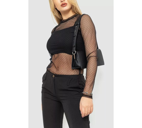 Боді, колір чорний, 115R0561-8