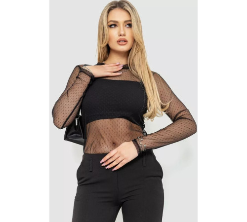 Боді, колір чорний, 115R0561-8