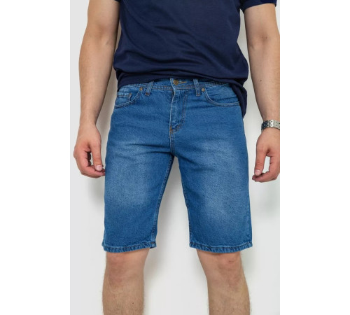 Шорти чоловічі джинсові, колір синій, 244RB002